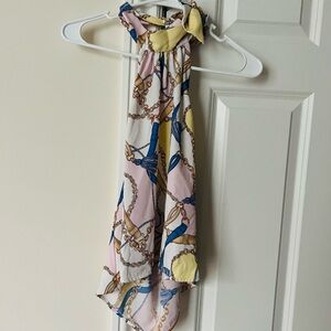 Super cute Forever 21 halter top with open back in size small